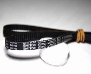 ■ 定形外120円発送可 タイミングベルト B 240MXL 幅7mm バンドー BANDO SYNCHRONOUS BELT 工作 DIY回転運動 往復運動 シンクロ ■管RA11