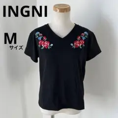 【最終価格】イング Mサイズ  バラ 刺繍 Tシャツ ヴィヴィアンタム好きな方