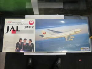 JAL 模型 1/100 B747　ボーイング747ジャンボ　飛行機