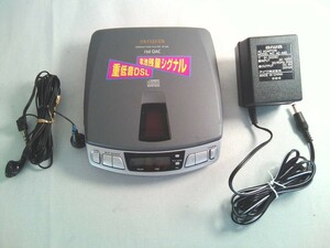 aiwa アイワ　ポータブルCDプレーヤー　XP-260　ACアダプター付き★動作品