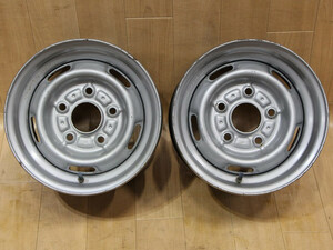 B136 トヨタ ライトエース 純正 鉄ホイール 12.5インチ 12.5X6.75J +30 PCD120 5穴 2本 ハブ径67 タウンエース 中古品 手渡し可能 山梨県