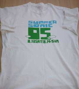 【送料無料】SUMMER SONIC 2005 Tシャツ フリーサイズ サマーソニック サマソニ 入手困難 希少品 レア