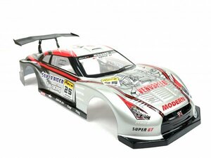 【激安！日本全国送料無料！】R35 GTR タイプ 銀 1/14 ドリフトラジコンカー用 スペアボディー ※乗せ換え、予備におススメです！