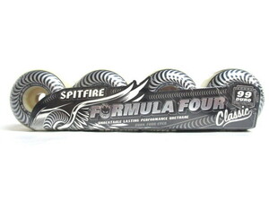 新品☆セール SPITFIRE スピットファイヤー FOMULA FOUR F4 WHEEL 高品質ウレタン使用 ウィール クラシックシェイプ 54mm/99a