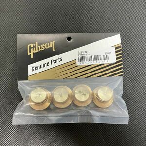 1円スタート 新品未使用 ギブソン Gibson PRMK-030 Top Hat Style Knobs Gold W/ Gold Metal Insert ノブ