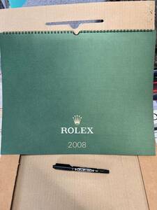 ロレックス　ROLEX　2008年　希少　カレンダー　未使用品　箱入り