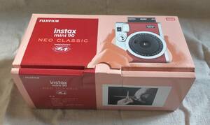 【未開封】【限定色レッド】インスタントカメラ チェキ instax mini 90 ネオクラシック レッド 　富士フイルム(FUJIFILM) 