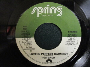 Fatback ： Love In Perfect Harmony 7