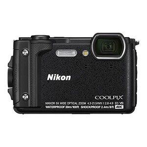 Nikon デジタルカメラ COOLPIX W300 BK クールピクス ブラック 防水