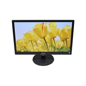 【訳あり】画面に傷あり　中古液晶モニターPHILIPS/フィリップス 223v5l-KIZU22型ワイド液晶ディスプレイ【中古】