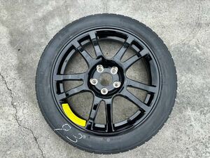 スカイライン CKV36 V36 日産純正 18インチ ENKEI アルミ ホイール スペア タイヤ テンパータイヤ T145/70R18 1本