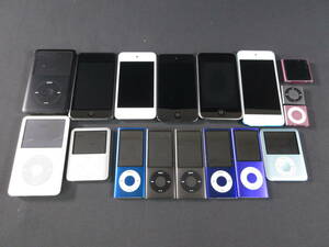 36/Э916★【ジャンク品】Apple iPod まとめ売り★ipod touch/iPod nano/ipod shuffle