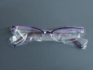 未使用 増永眼鏡 TOKI 眼鏡 メガネフレーム 種別: ハーフリム スクエア サイズ: 50□18-135 材質: チタン 型式: MA-3203 管理No.11290