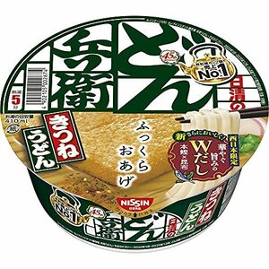 日清食品 どん兵衛 きつねうどん (西) 95g×12個