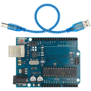 【新品】Arduino Uno R3 互換機☆USBケーブル付き【純正タイプ】