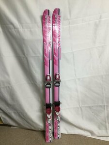 【北見市発】カザマ KAZAMA スキー板 spax-S 136cm ピンク