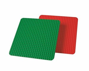 LEGO レゴ デュプロ 大型 基礎板 赤 緑 9071 V95-5900