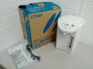 未使用品 TIGER タイガー マイコン 電動 ポット PDR-G301 W ホワイト 2018年製 電気ポット