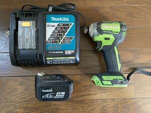 makita マキタ 充電式インパクトドライバ ーtd160d バッテリー　充電機セット　1円スタート売り切り