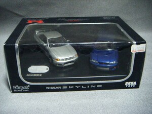 ■ ダイヤペット×セガトイズ『35th ANNIVERSARY LIMITED EDITION 3000個限定SKYLINE GT-R(R32/R33) スカイライン ダイキャストミニカー』