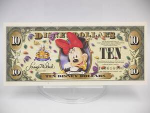【極美品】Disney ディズニーダラー 2005年 50周年記念 1955-2005 10ドル ミニー 紙幣 お札 [13944-ajjjj]