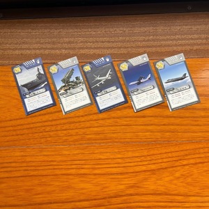 新品 自衛隊 イベント グッズ コレクションカードゲーム あたご ペトリオット F-35A E-767 P-1 全５枚セット
