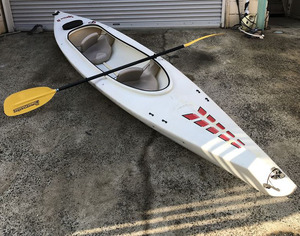 C2789YO 二人乗り カヤック Q-KAYAKS SPRITE2 【直接引取り限定：神奈川県横浜市】スポーツ用品