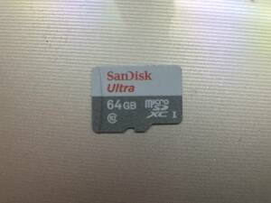 Sandisk MicroSD 64GB Class10　ultra