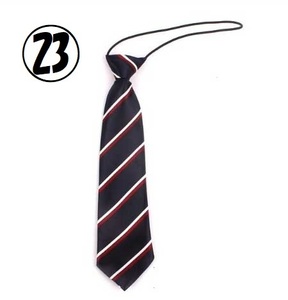 学校制服リボン23/紺ネイビー/ストライプ/ネクタイ/中学生/高校生/コスプレ｜送料120円