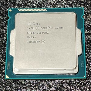 CPU Intel Core i7 4770K 3.5GHz 4コア8スレッド Haswell PCパーツ インテル 動作確認済み (1)