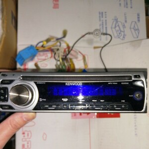 KENWOOD ケンウッド 1DIN AUX E252 カーオーディオ ラパン H15年ハーネス付き 