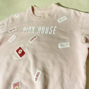PINK HOUSE ピンクハウス スウェットシャツ 薄ピンク レディース 着用感Mサイズ相当