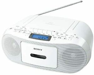ソニー CDラジオカセットコーダー ホワイト CFD-S50/W(中古品)