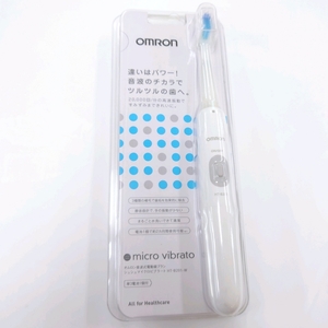 未開封品 オムロン 音波式電動歯ブラシ HT-B201-W
