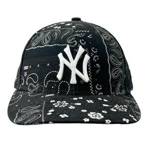 KITH キス　x NEWERA Baseball Cap NY ブラック サイズ:7 1/2