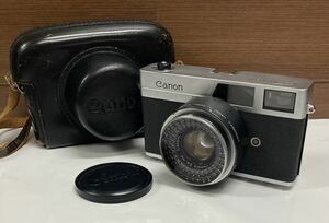 Canon キャノン ♪ canonet キャノネット フイルムカメラ SE 45mmF1.9 ケース付 レトロ 