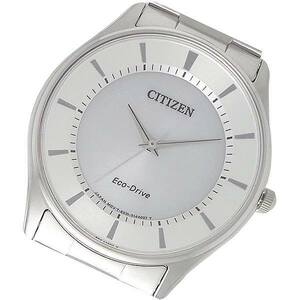 CITIZEN 逆輸入 BJ6481-58A シチズン エコドライブ サファイアガラス 薄型 メンズ 腕時計 シルバー Eco-Drive