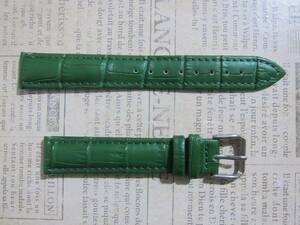 幅１７mm 色 緑 腕時計ベルト 『上級』