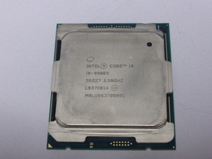INTEL CPU Core i9-9900X 10コア20スレッド 3.50GHz SREZ7 LGA2066 CPUのみ 起動確認済みです 