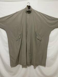 80s 90s ヴィンテージ 初期 ISSEY MIYAKE イッセイミヤケ WINDCOAT ウィンドコート イカコート オーバーコート グレージュ