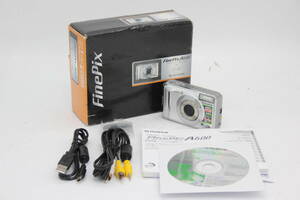 【美品 返品保証】 【便利な単三電池で使用可】フジフィルム Fujifilm Finepix A600 3x 元箱つき コンパクトデジタルカメラ s4621