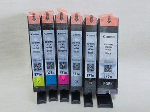 ★キャノン純正 BCI-370XL+371XL 6色 大容量タイプ インクカートリッジ
