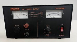 【中古】DAIWA DC POWER SUPPLY　PS-30XMⅡ　直流定電圧安定化電源　アマチュア無線　通電確認済　現状品