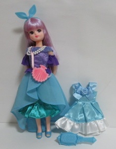 リトルファクトリー　リカちゃん人形+ディズニーファッションドール（アリエル）