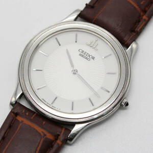 セイコー　クレドール　CREDOR　腕時計　クォーツ　メンズ　K18/SS　裏蓋ネーム刻印　B01139