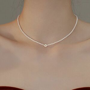 真珠のネックレス 真珠 淡水パール 高級 超綺麗 チェーン 高品質 レディースアクセサリー 装飾品 ジュエリー 祝日 新ファッション zx14