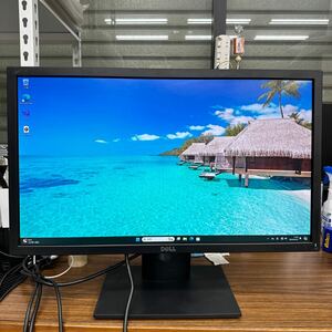 junk-43 DELL E2417H 24インチ液晶モニター　フルHD DPで検品 画面キズ 電源ケーブル付き