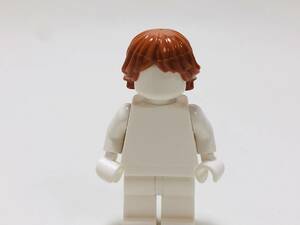 【新品未使用】レゴ　LEGO　ミニフィグ　ヘアー　2 　ダークオレンジ