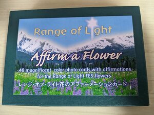 レンジ・オブ・ライト花のアファーメーションカード/Range of Light 全48枚セット揃い 解説書付き/日本語版/カウンセリング/癒し/G321301