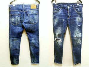 ◇即決[48]DSQUARED2 SKATER JEAN 18AW S74LB0436 スケーター ジーン スリム デニム パンツ■1315